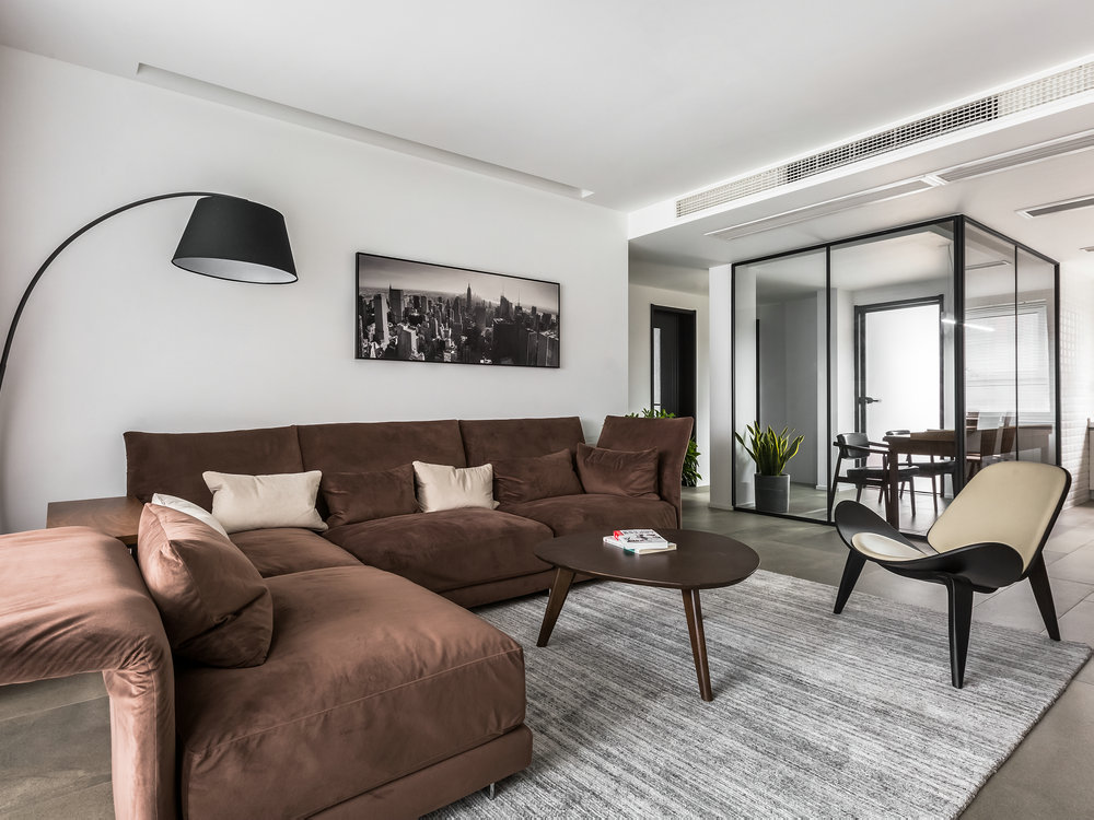 中央華城145平現代風格裝修效果圖