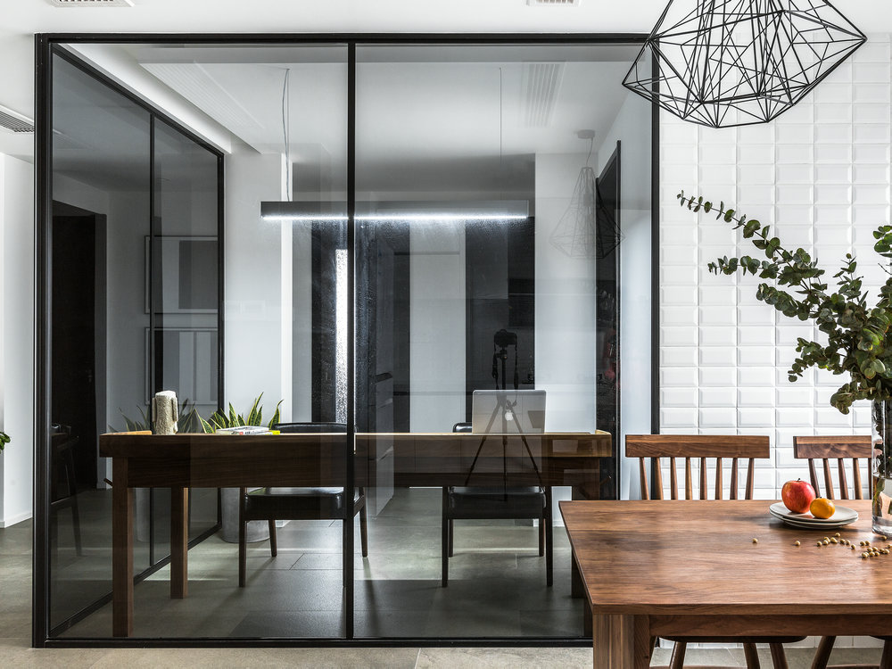 中央華城145平現代風格裝修效果圖