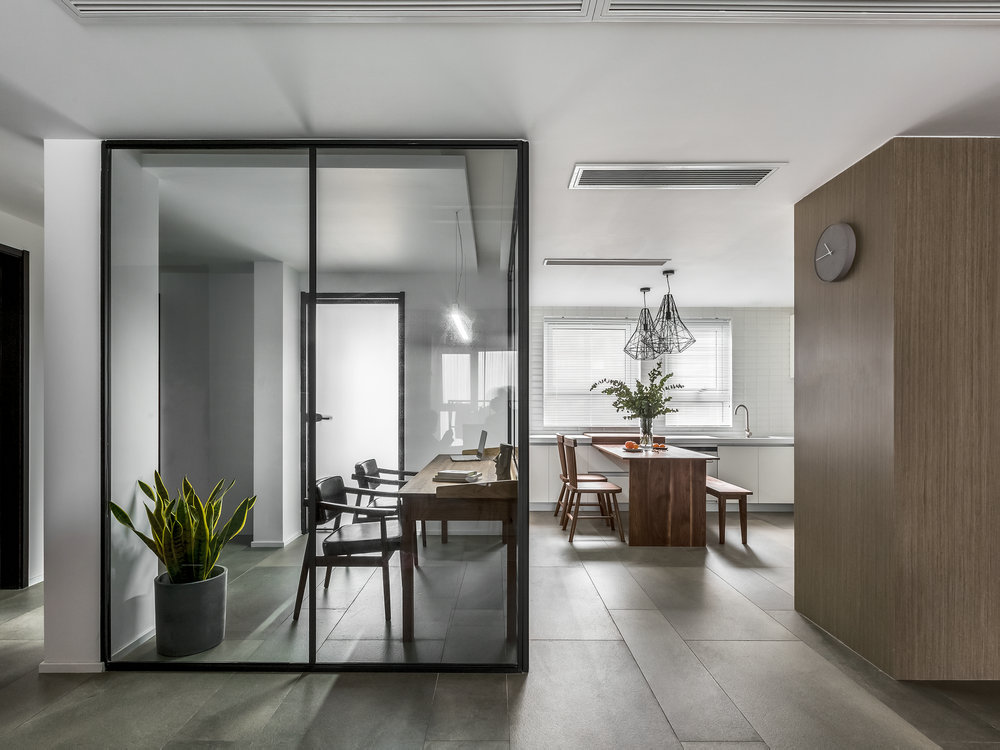 中央華城145平現代風格裝修效果圖