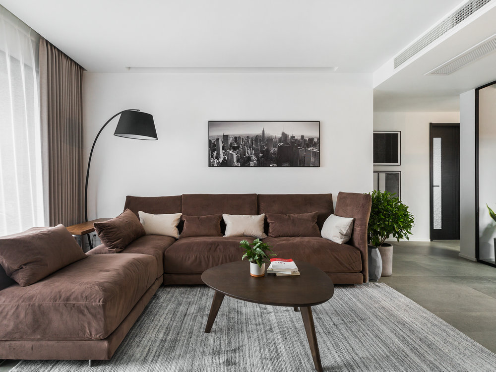 中央華城145平現代風格裝修效果圖