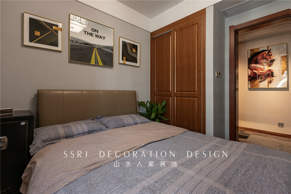 瀧悅華府124平中式風格裝修效果圖