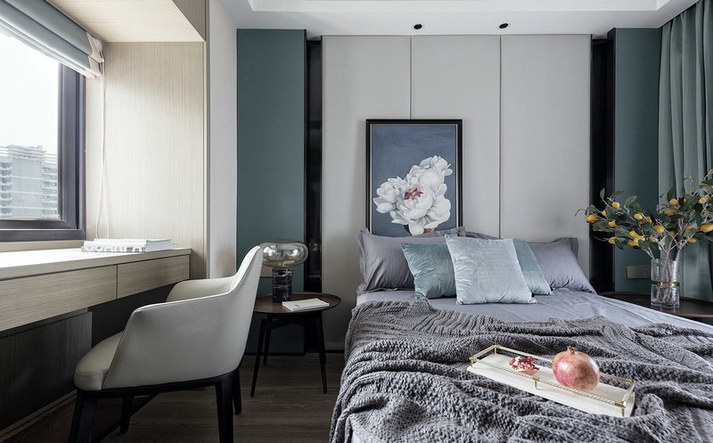 金地自在城現代港式風格裝修效果圖