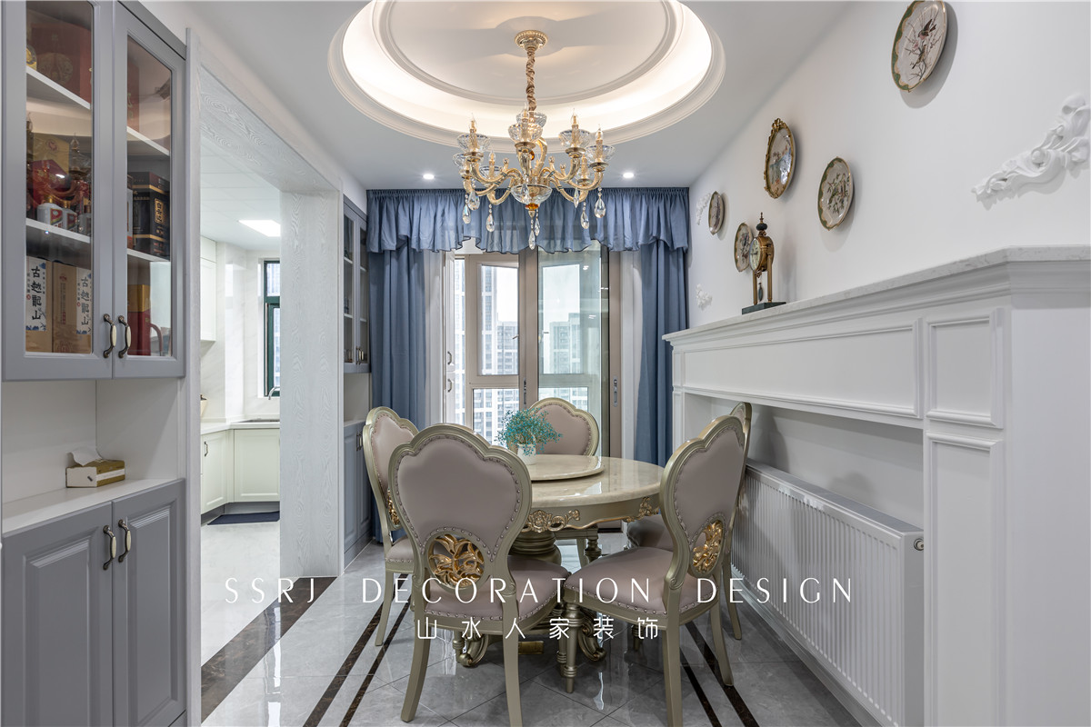 聯通佳苑簡歐風格裝修效果圖