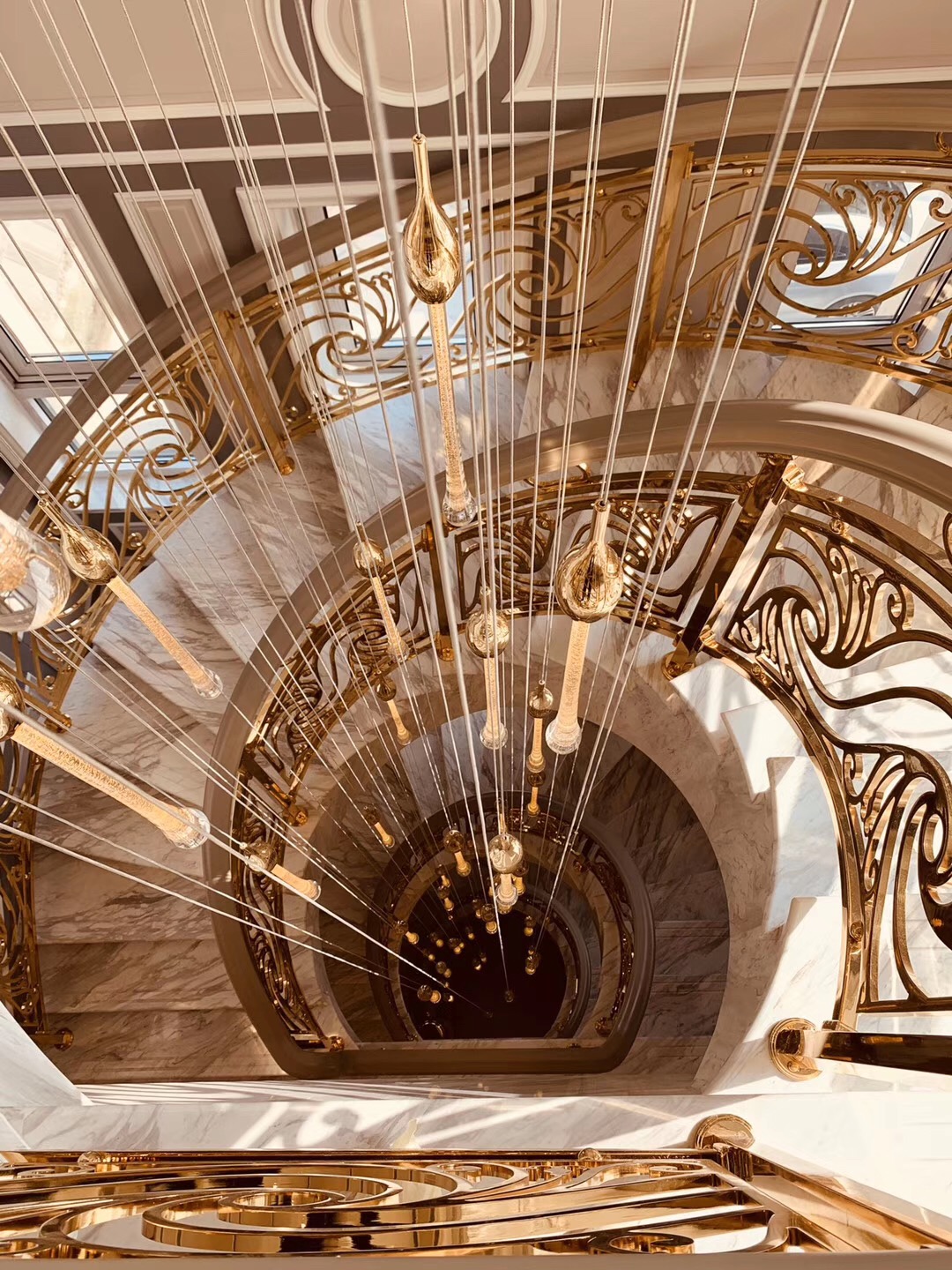 世貿龍灣別墅美式輕奢風格裝修效果圖