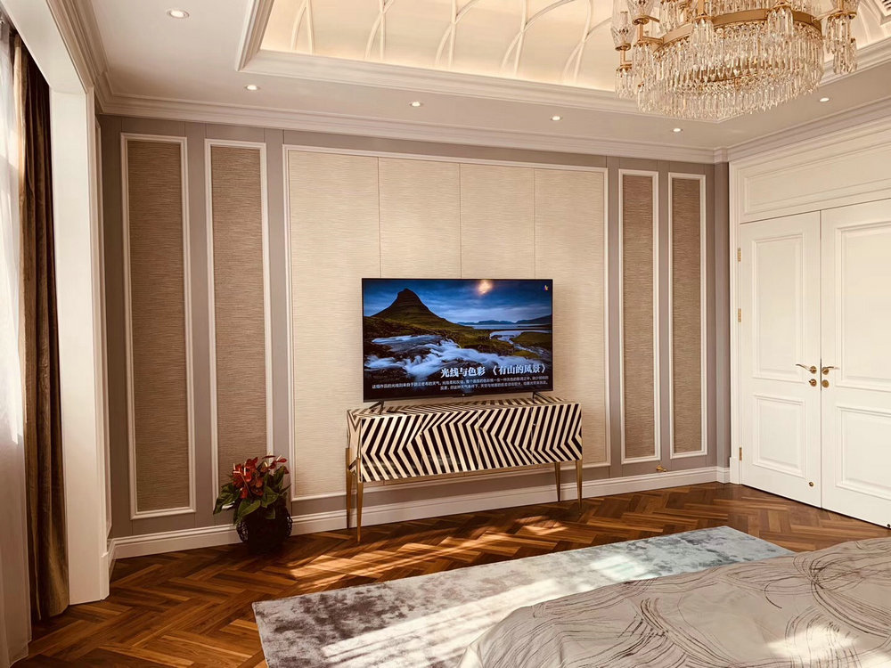 世貿龍灣別墅美式輕奢風格裝修效果圖