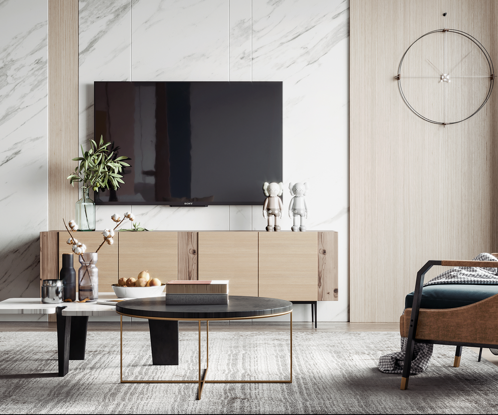 華僑城北歐輕奢風格裝修效果圖