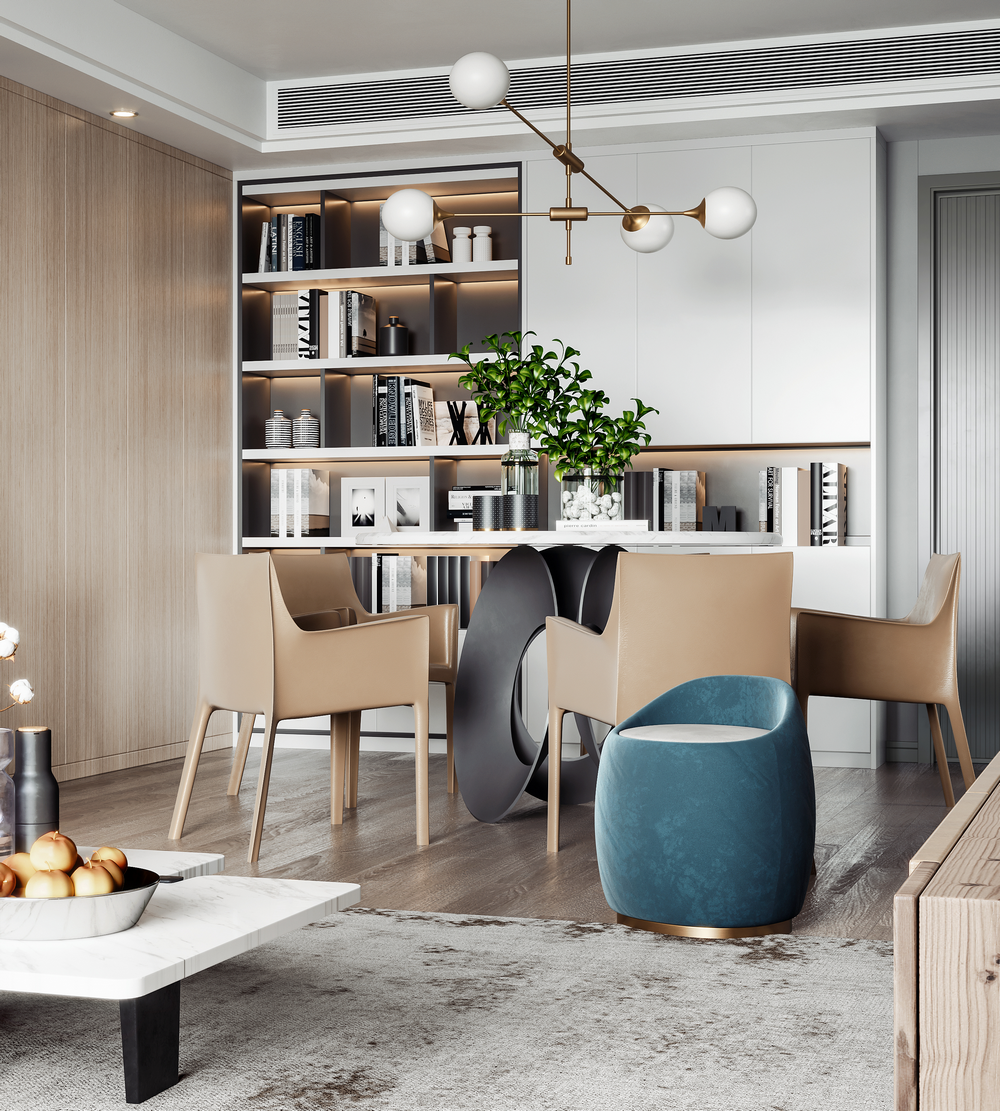 華僑城北歐輕奢風格裝修效果圖