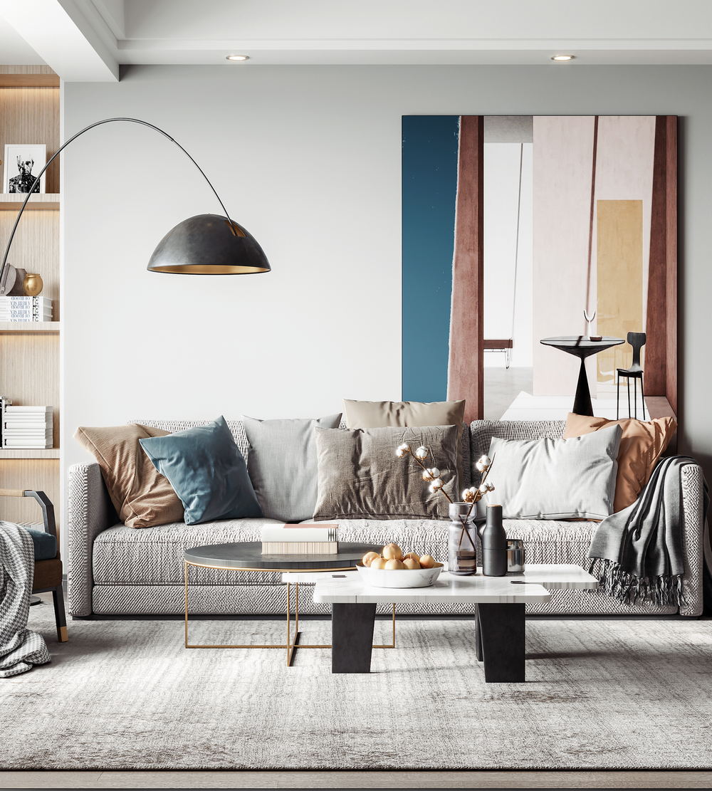 華僑城北歐輕奢風格裝修效果圖