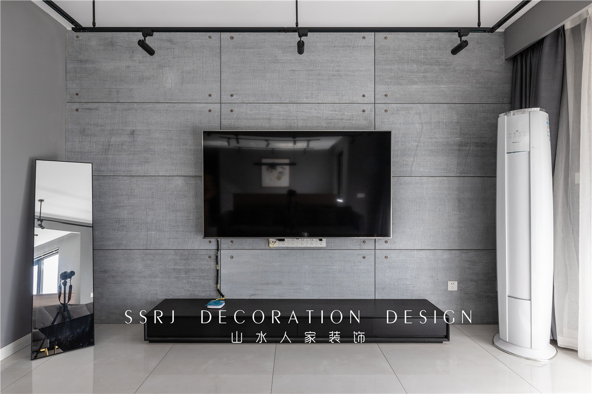 美加湖濱新城工業風格裝修效果圖