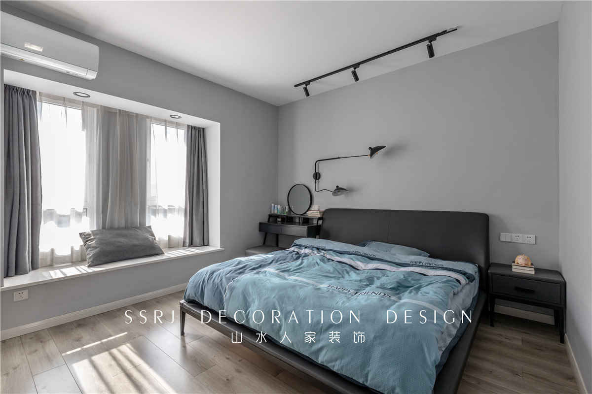 美加湖濱新城工業風格裝修效果圖