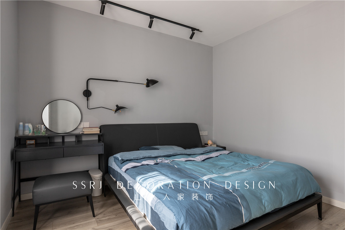 美加湖濱新城工業風格裝修效果圖