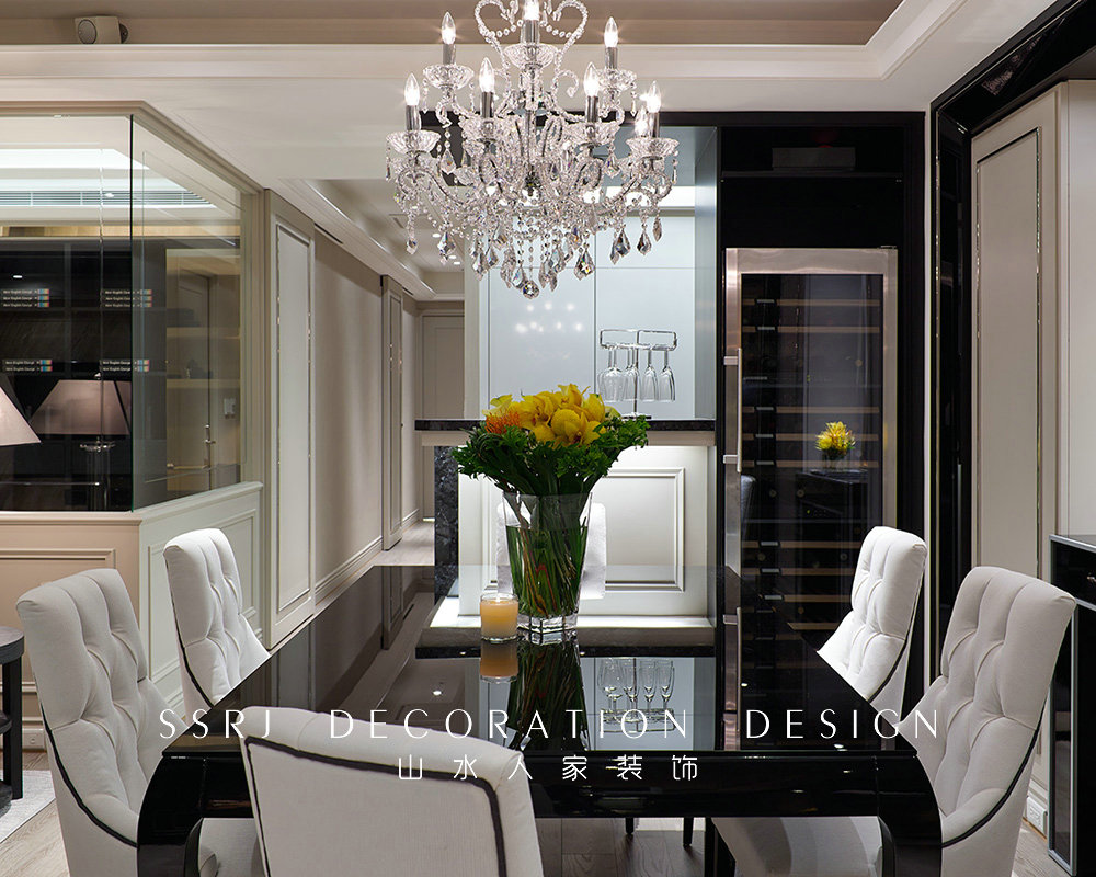 濱江軍苑現代輕奢風格裝修效果圖