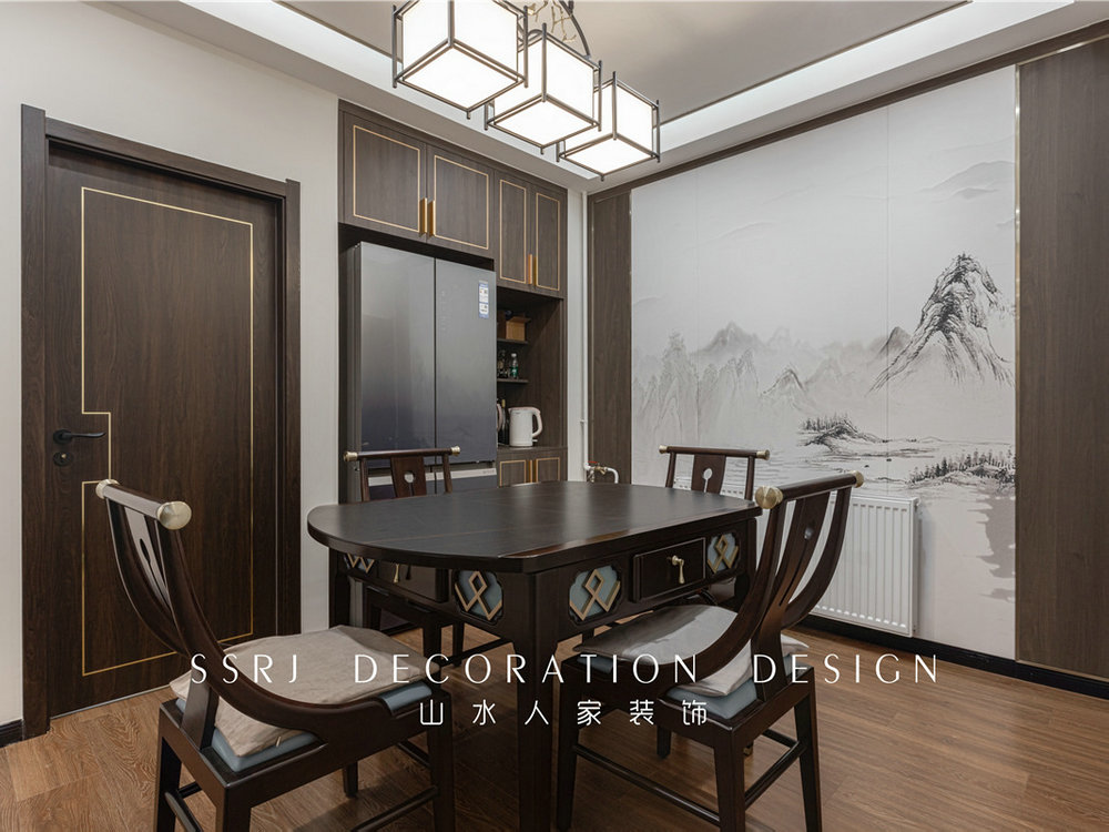 北環路社區新中式風格裝修效果圖