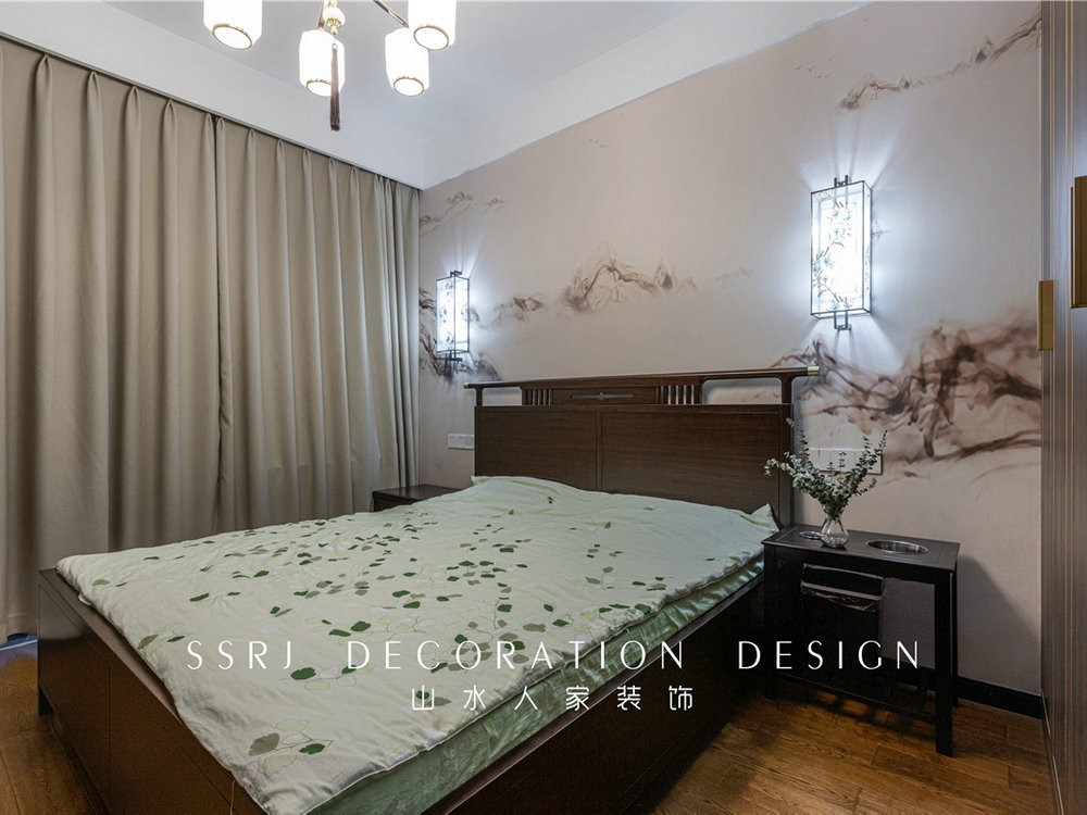 北環路社區新中式風格裝修效果圖