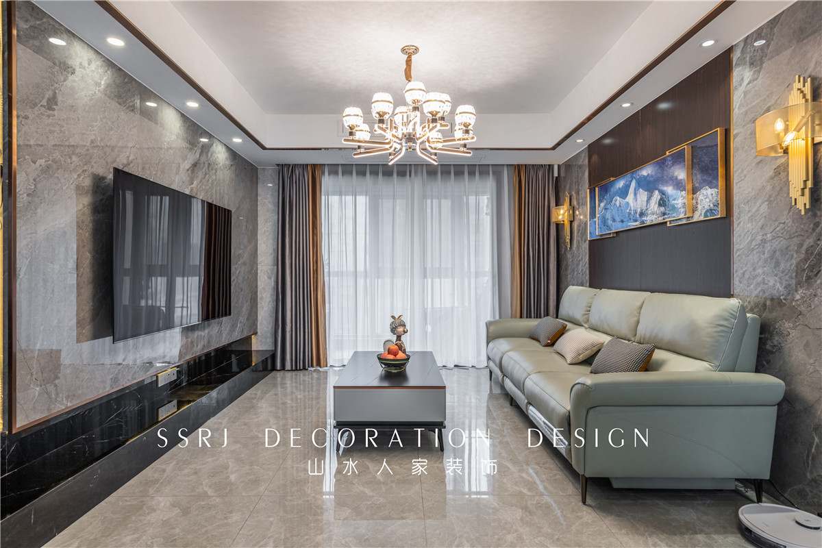 廣電蘭亭時代港式輕奢風格裝修效果圖