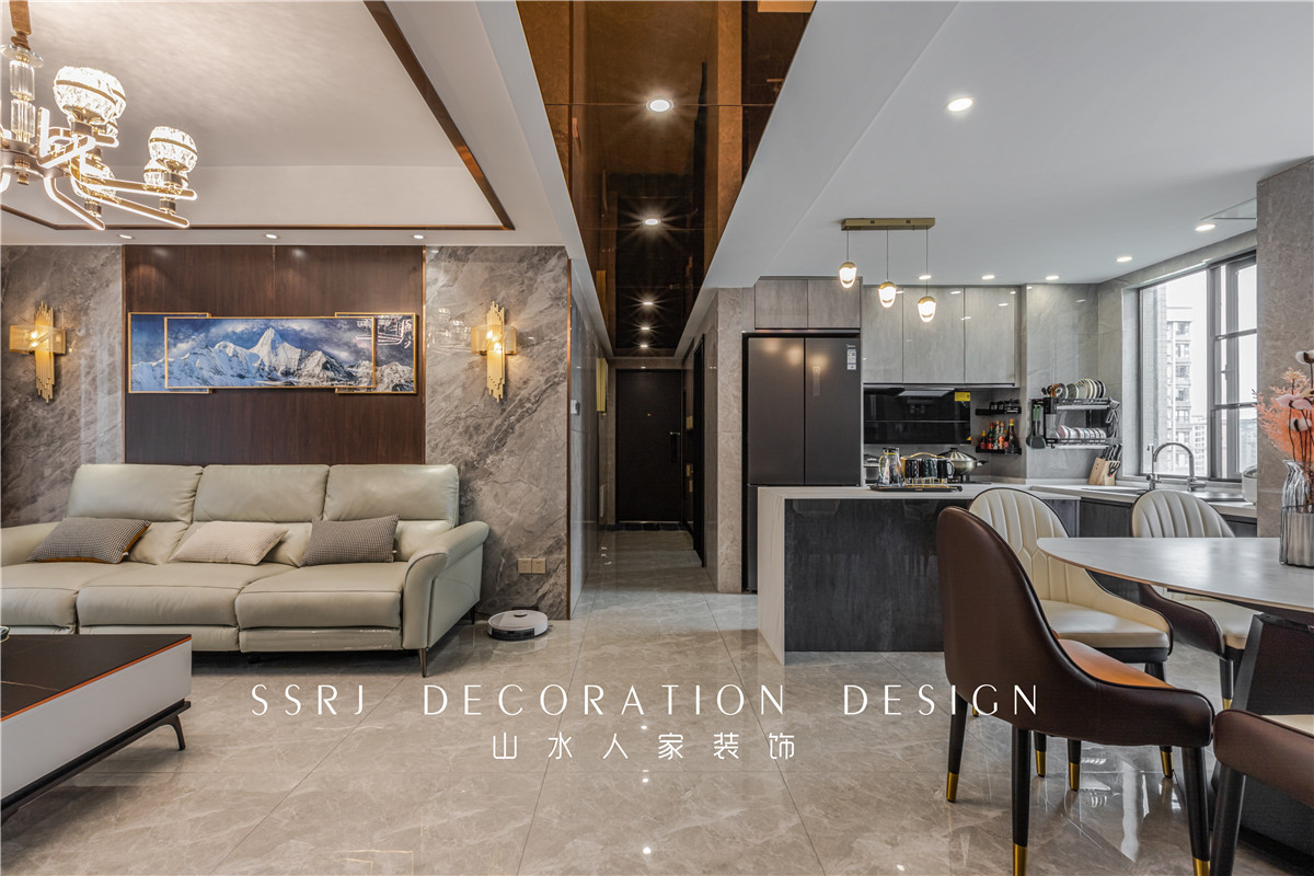 廣電蘭亭時代港式輕奢風格裝修效果圖