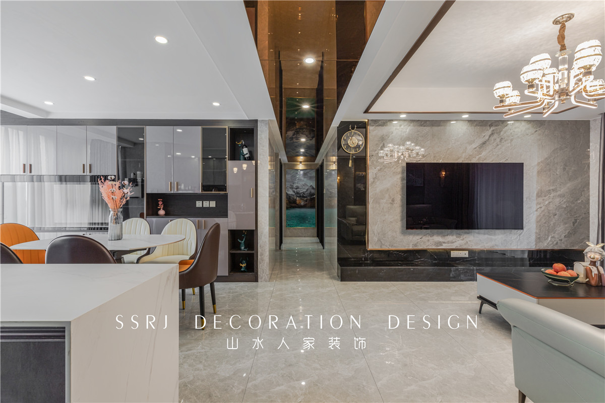 廣電蘭亭時代港式輕奢風格裝修效果圖