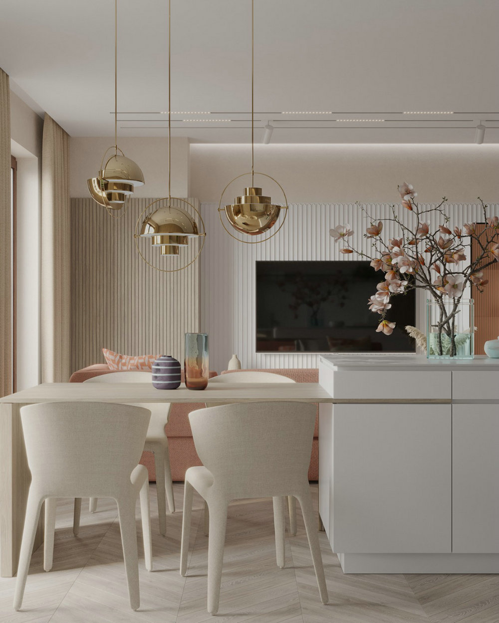 一江璟城網紅輕奢風格裝修效果圖