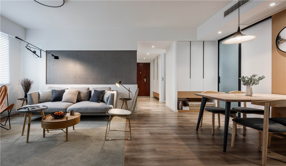 保利公園九里現代風格裝修效果圖