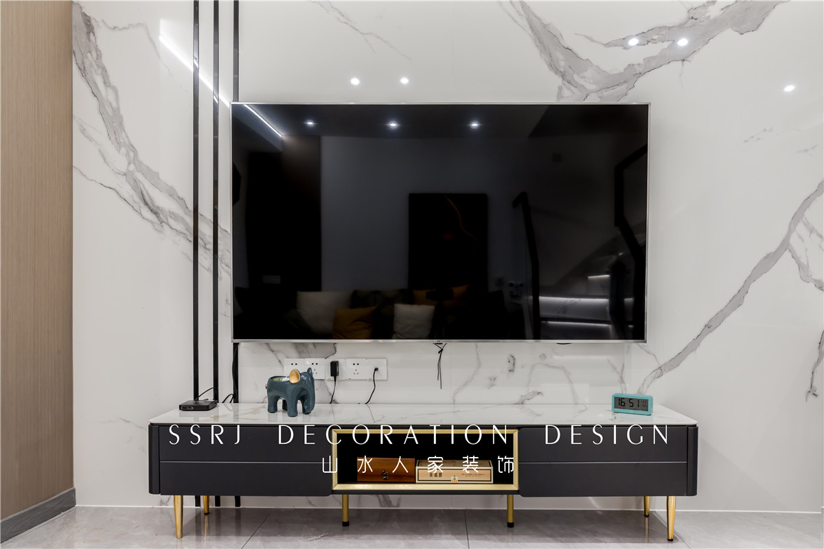 美聯中心現代簡約風格裝修效果圖