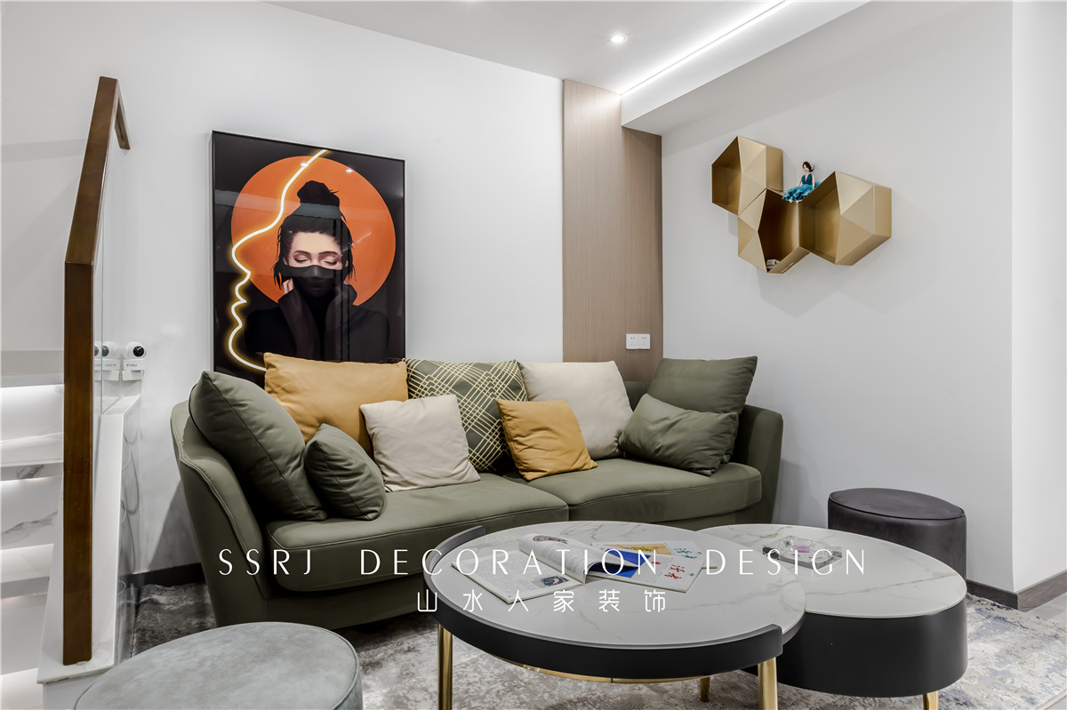 美聯中心現代簡約風格裝修效果圖