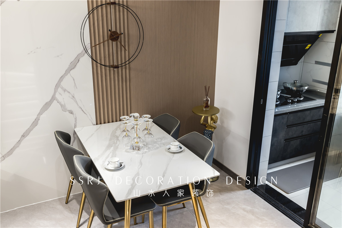 美聯中心現代簡約風格裝修效果圖