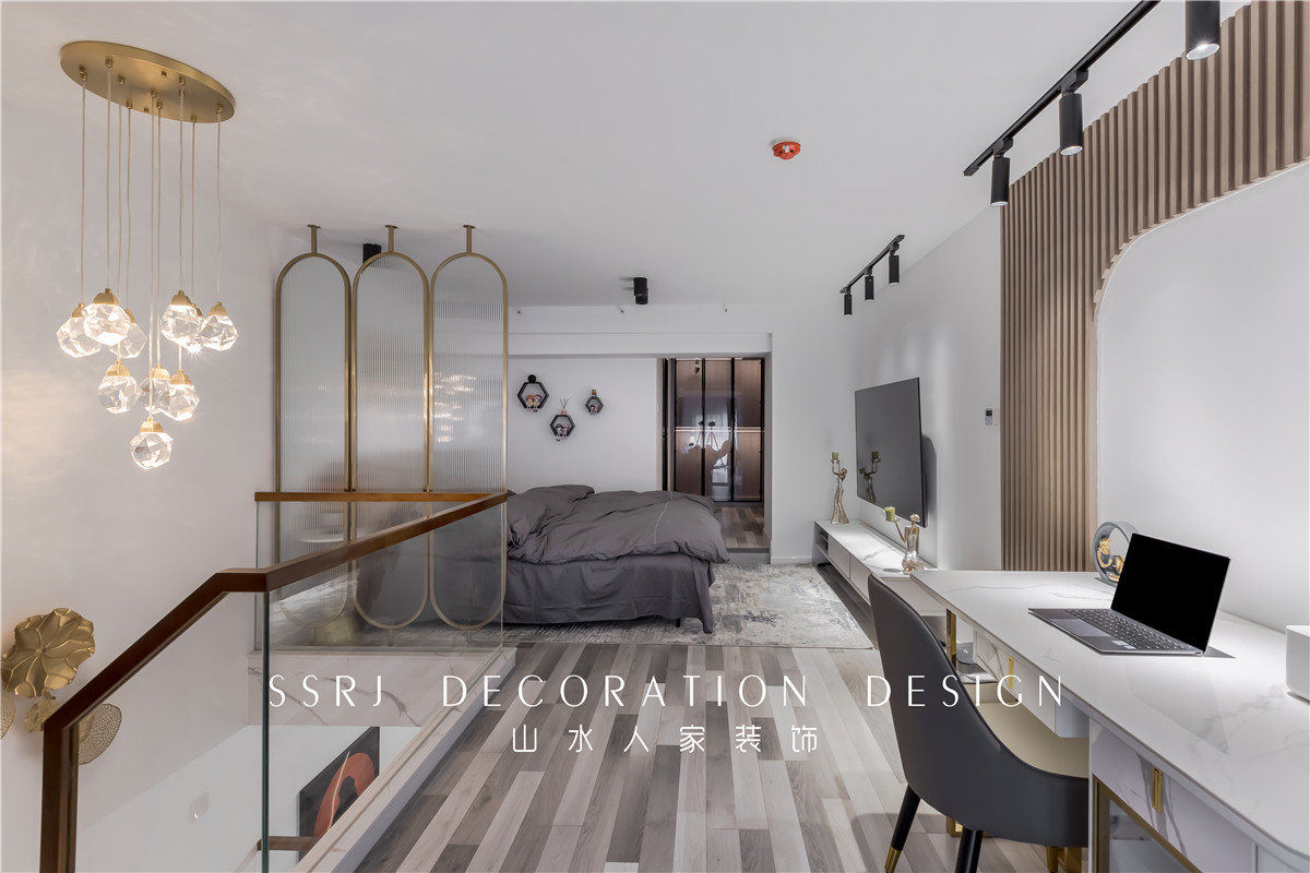 美聯中心現代簡約風格裝修效果圖