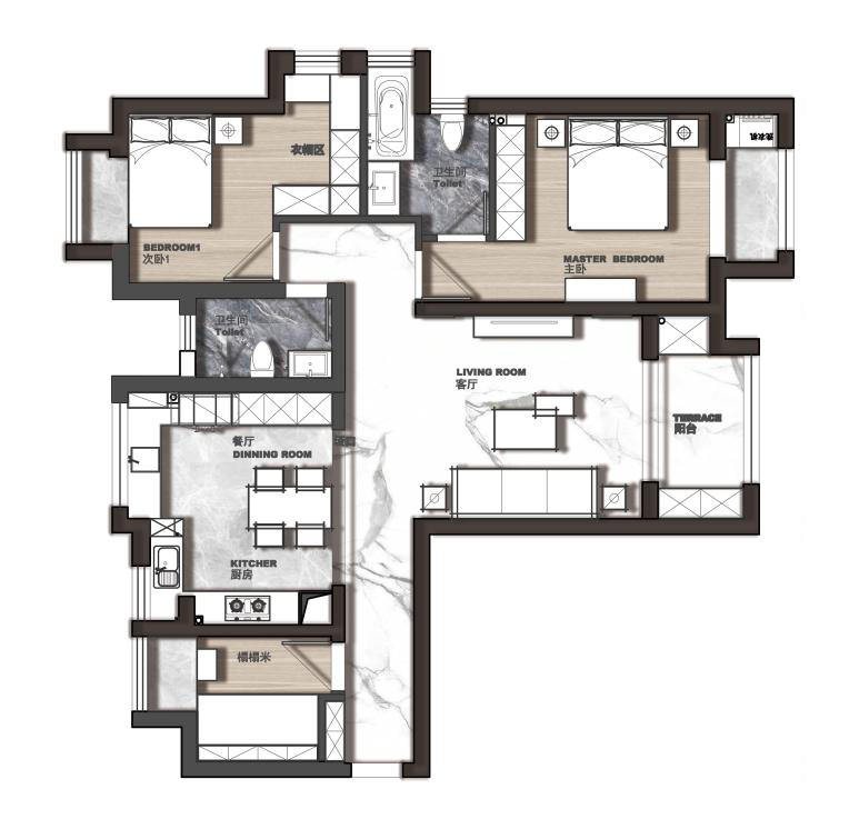 融僑悅府裝修設計圖