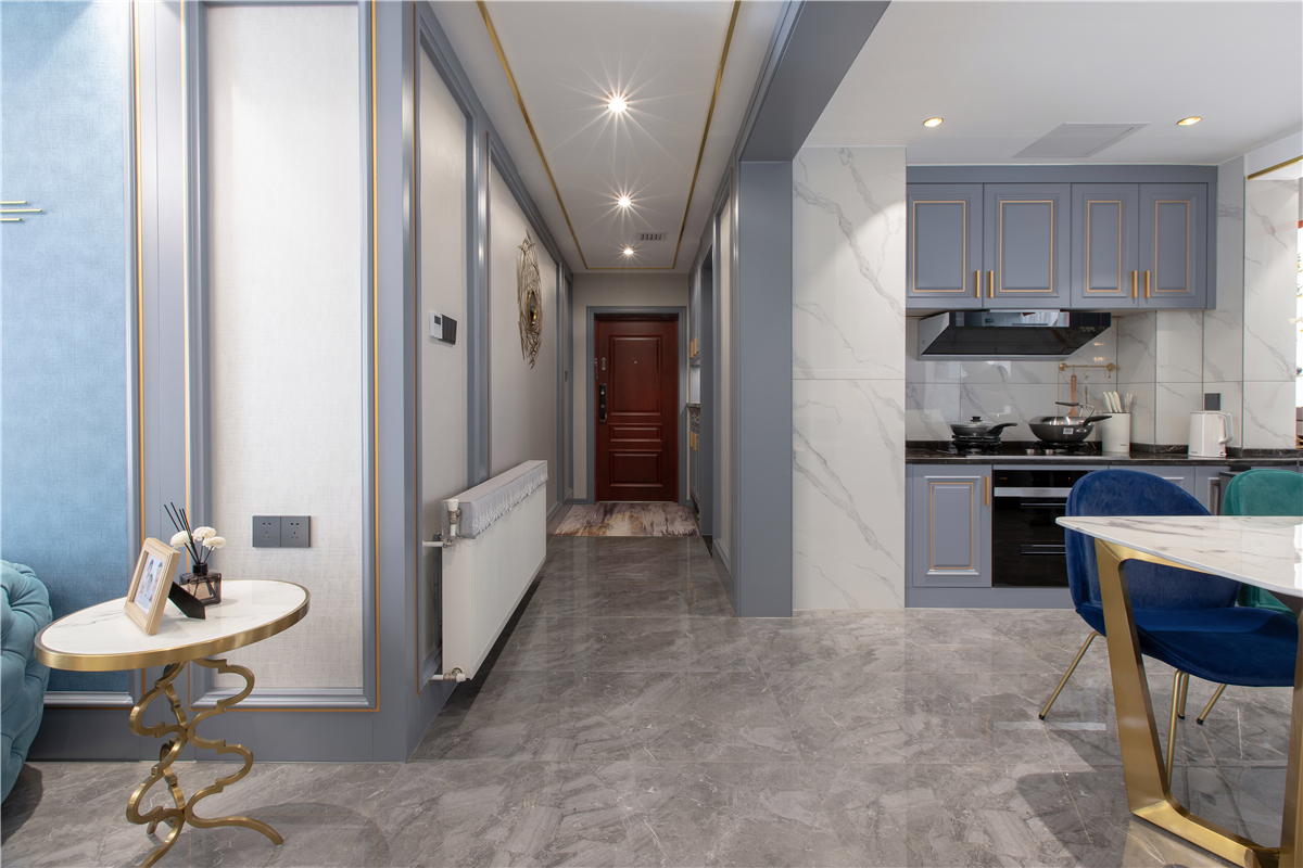 融僑悅府美式輕奢風格裝修效果圖