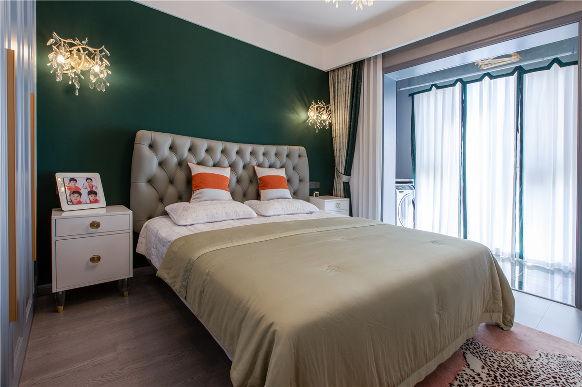 融僑悅府美式輕奢風格裝修效果圖