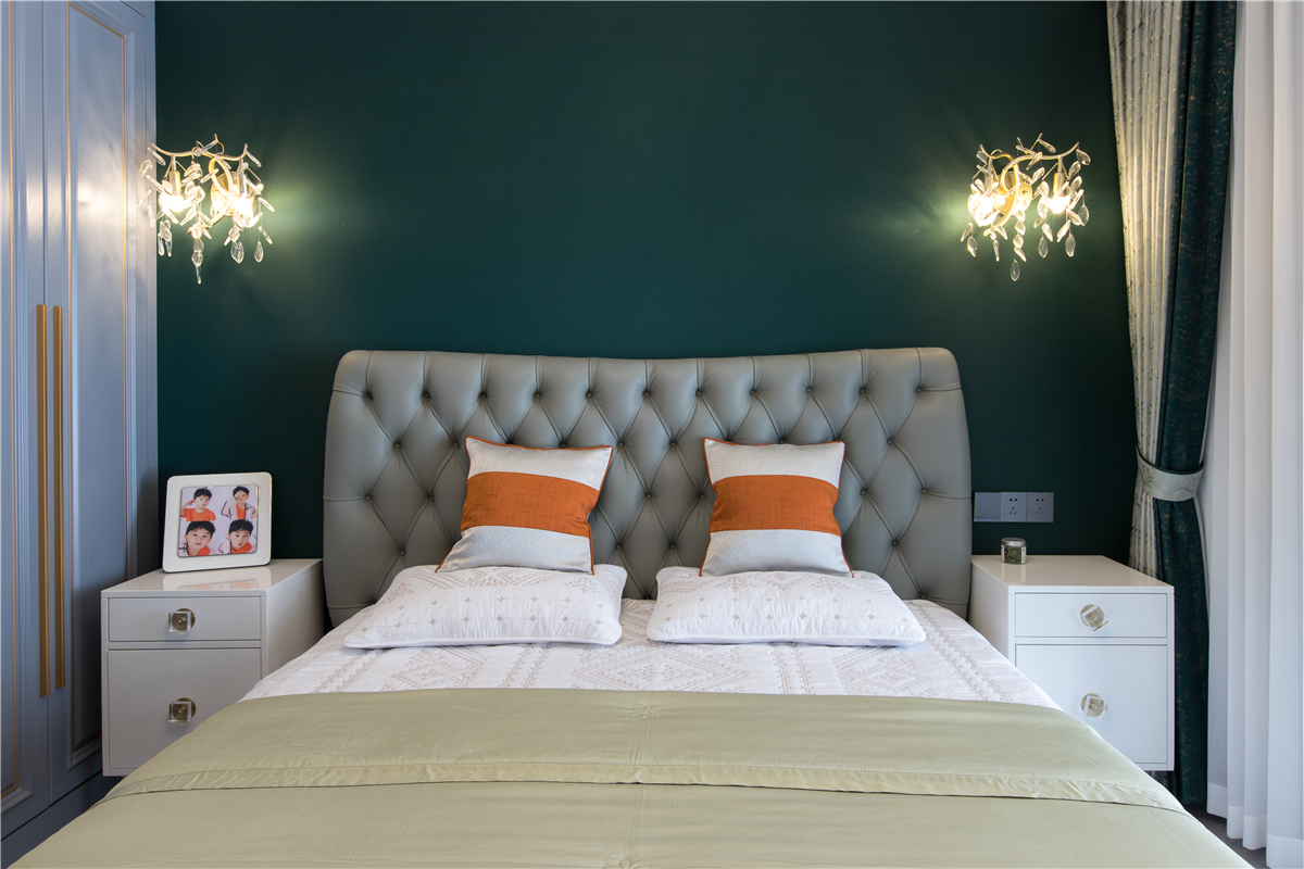 融僑悅府美式輕奢風格裝修效果圖